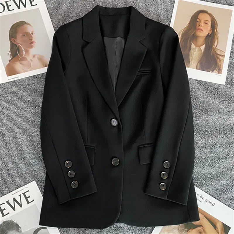 Blazer Colette — Un Botón de Corte Recto