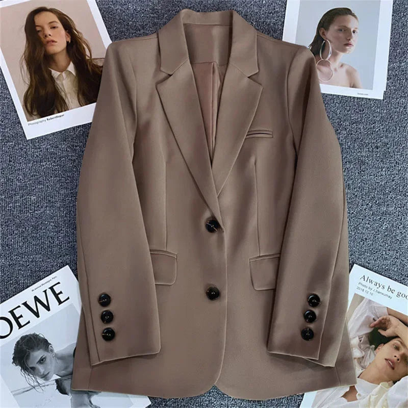Blazer Colette — Un Botón de Corte Recto