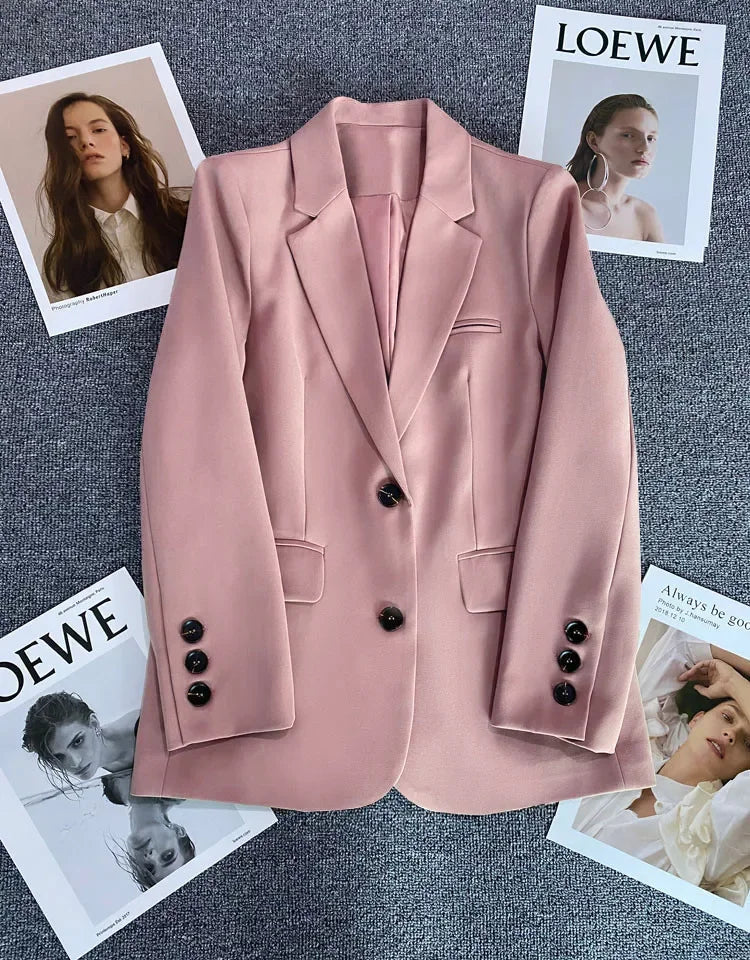 Blazer Colette — Un Botón de Corte Recto