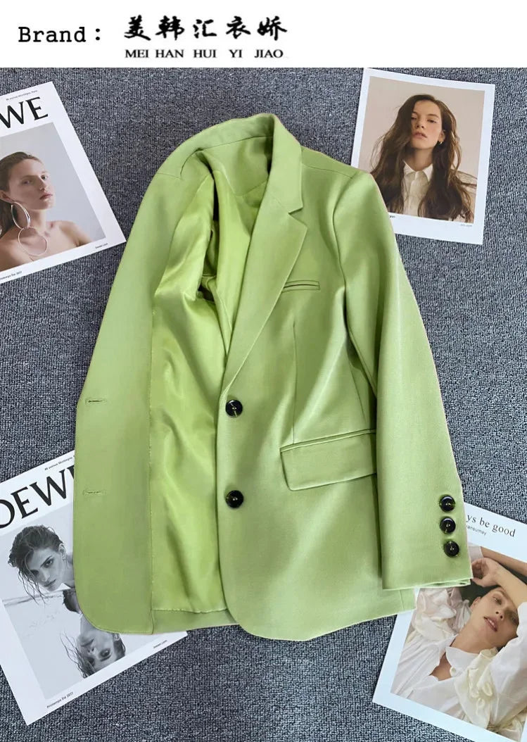Blazer Colette — Un Botón de Corte Recto