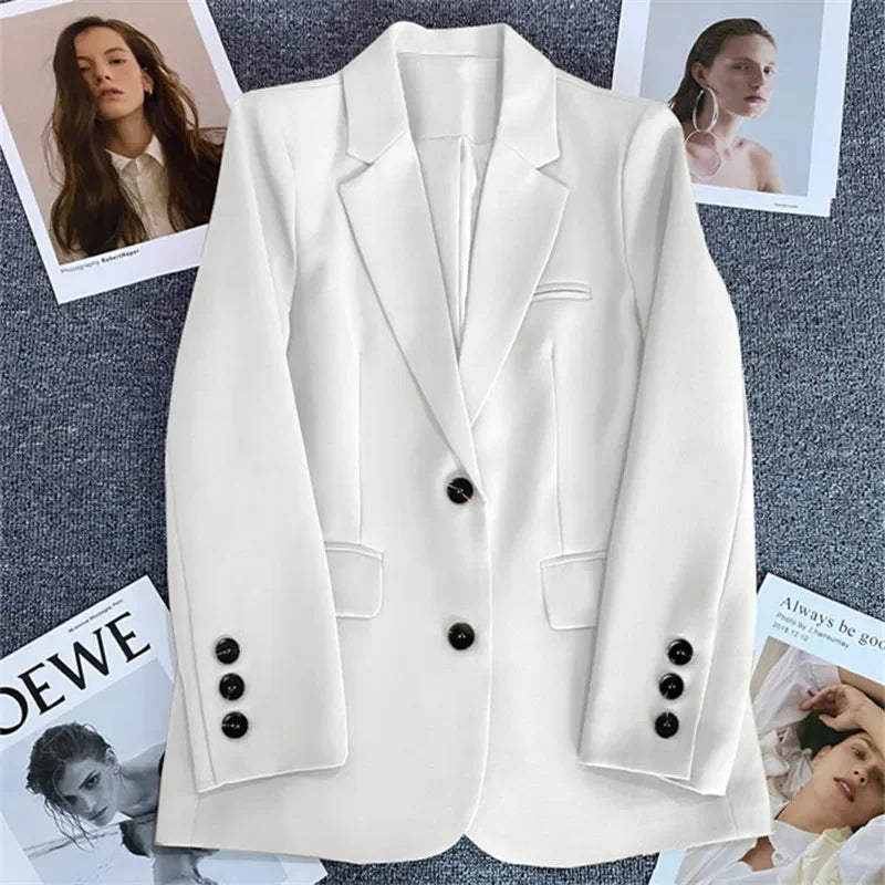 Blazer Colette — Un Botón de Corte Recto