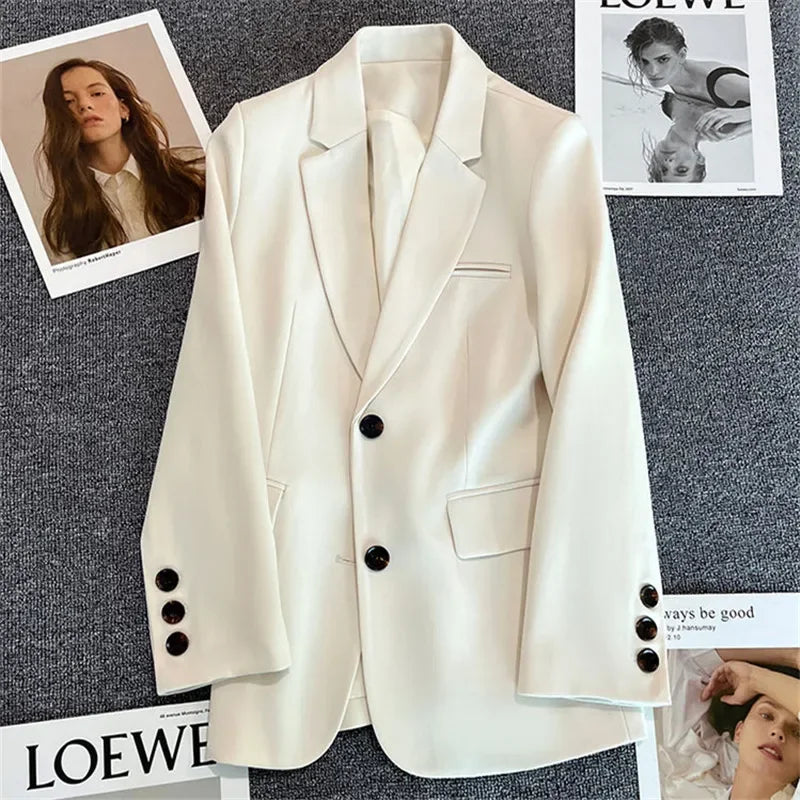 Blazer Colette — Un Botón de Corte Recto