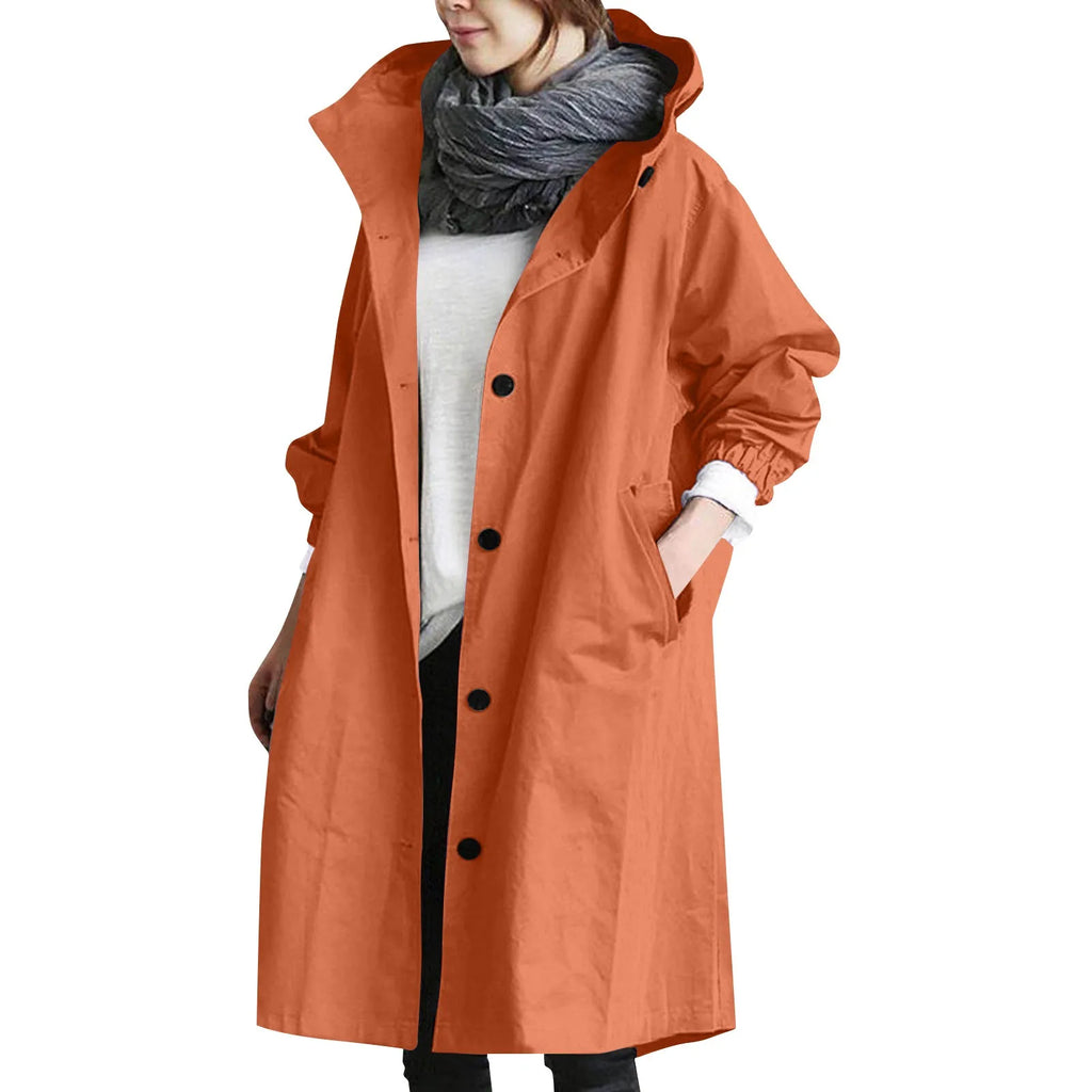 Gabardina Sienna — Larga con Capucha
