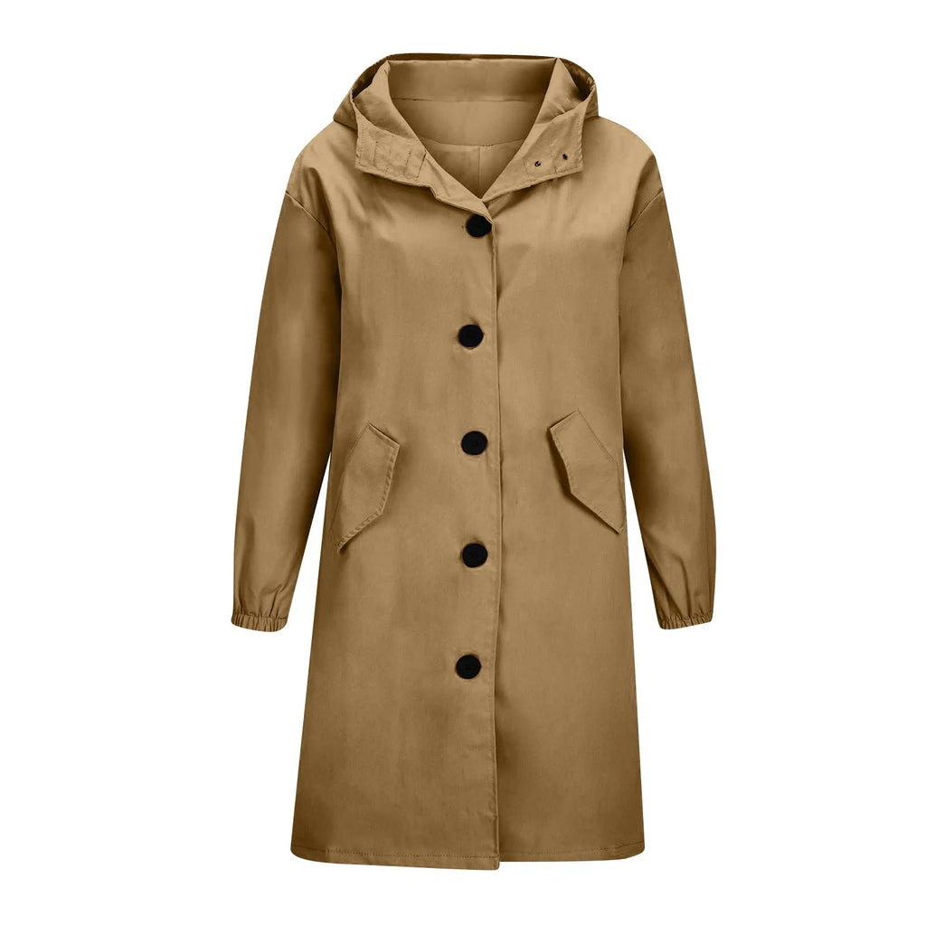 Gabardina Sienna — Larga con Capucha