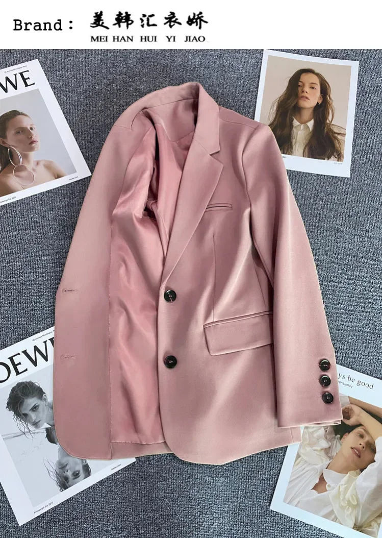 Blazer Colette — Un Botón de Corte Recto