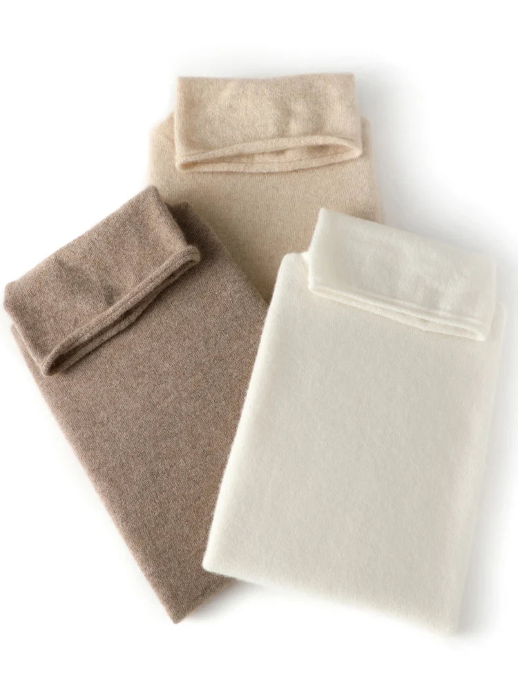 Chaleco Alba — Lana Merino de Cuello Alto