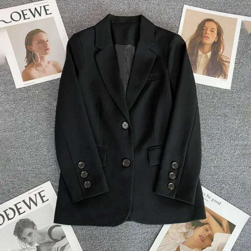Blazer Colette — Un Botón de Corte Recto