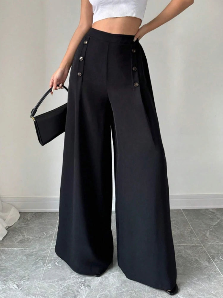 Pantalón Elia — Wide Leg de Talle Alto