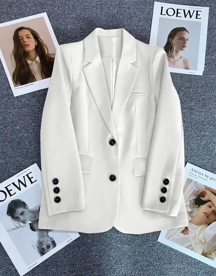 Blazer Colette — Un Botón de Corte Recto