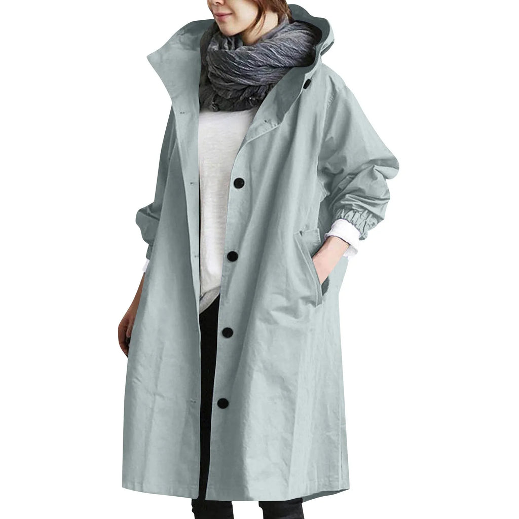 Gabardina Sienna — Larga con Capucha