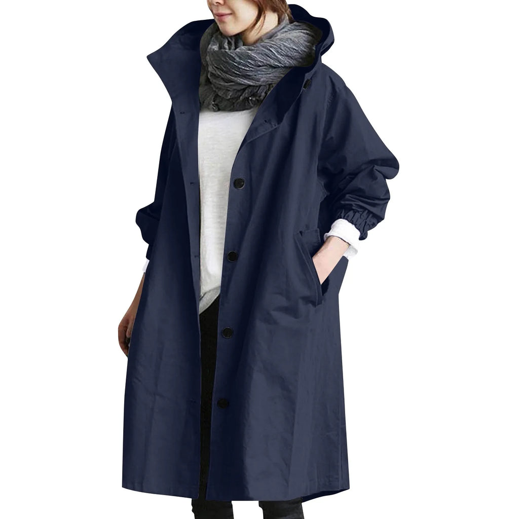 Gabardina Sienna — Larga con Capucha