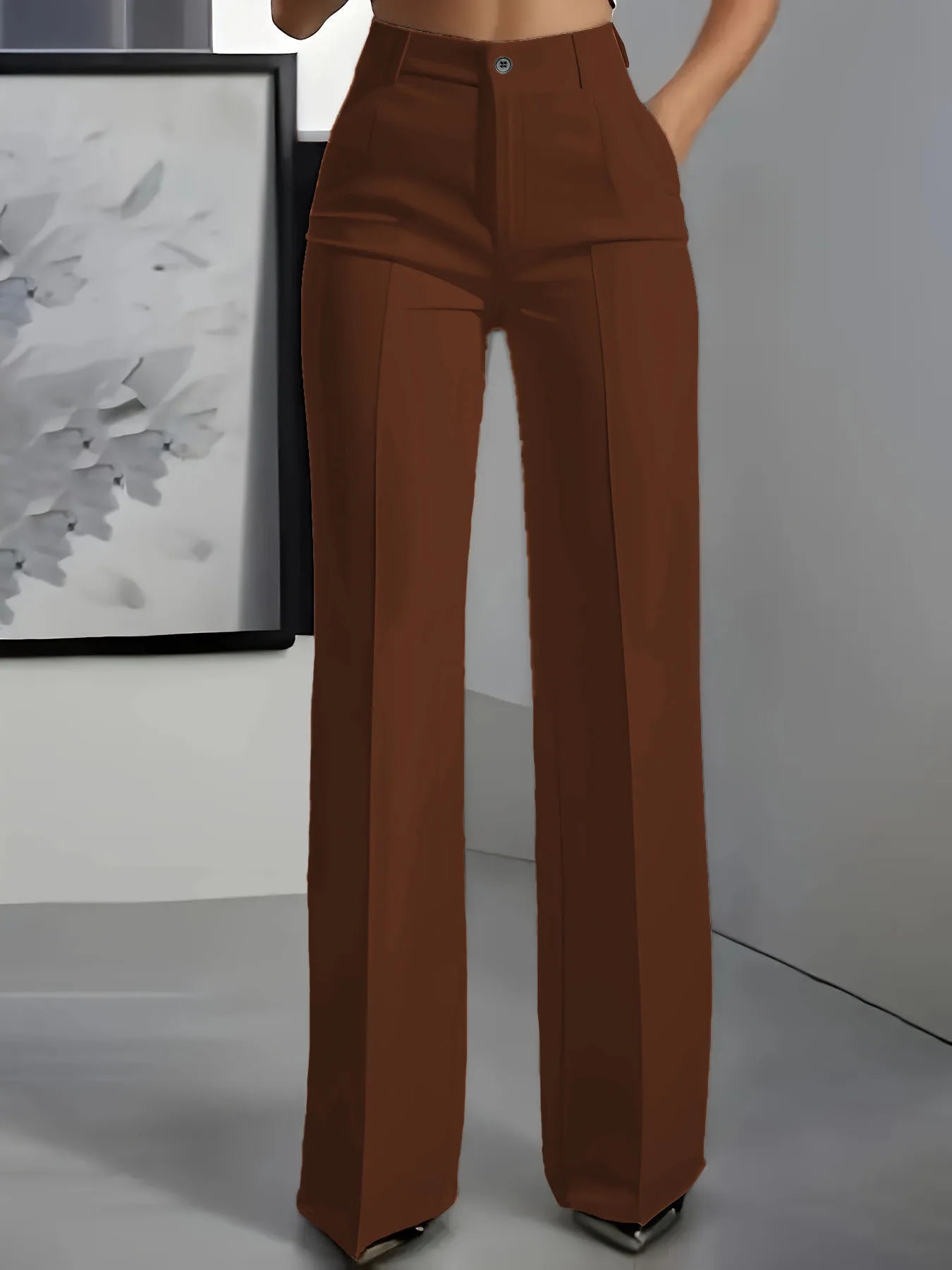 Pantalón Olivia — Recto de Talle Alto