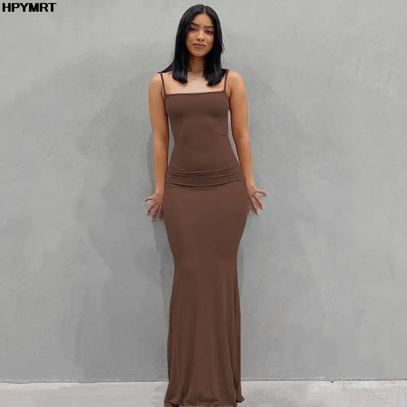 Vestido Aurora — Satén Slip con Espalda Descubierta
