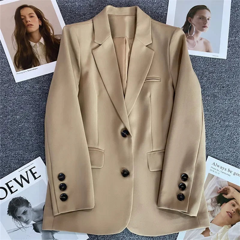 Blazer Colette — Un Botón de Corte Recto