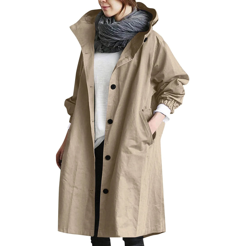 Gabardina Sienna — Larga con Capucha