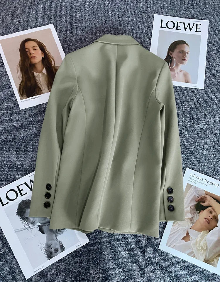 Blazer Colette — Un Botón de Corte Recto