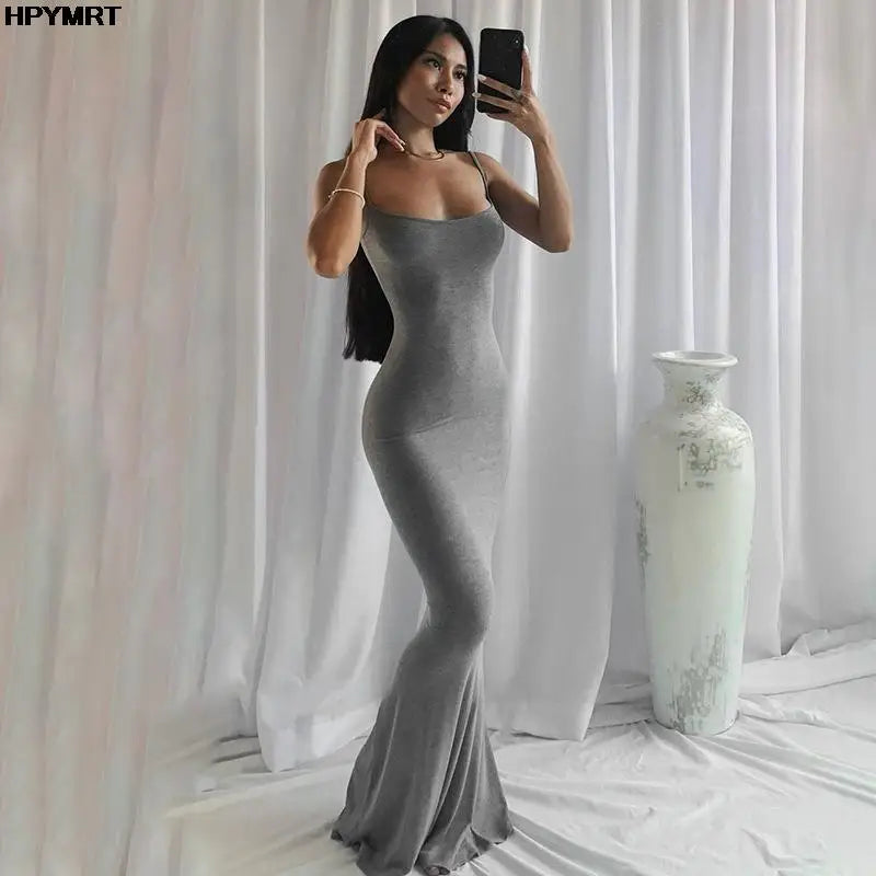 Vestido Aurora — Satén Slip con Espalda Descubierta